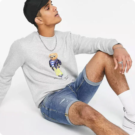 Sheer ribbed T-shirt